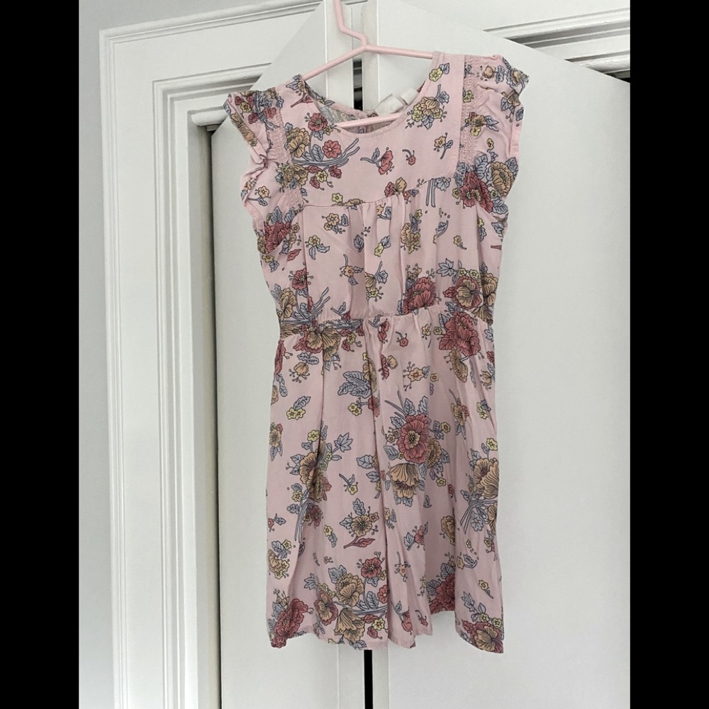 Girl’s Gap pretty pink sun dress small GUC